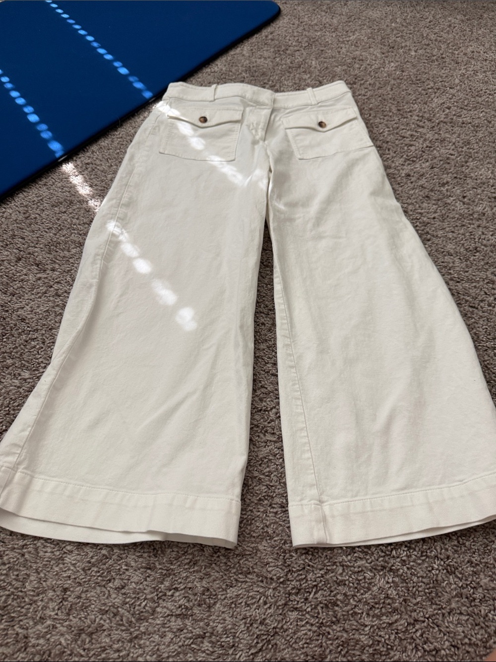 LOFT White Wide-Leg Women's Jeans